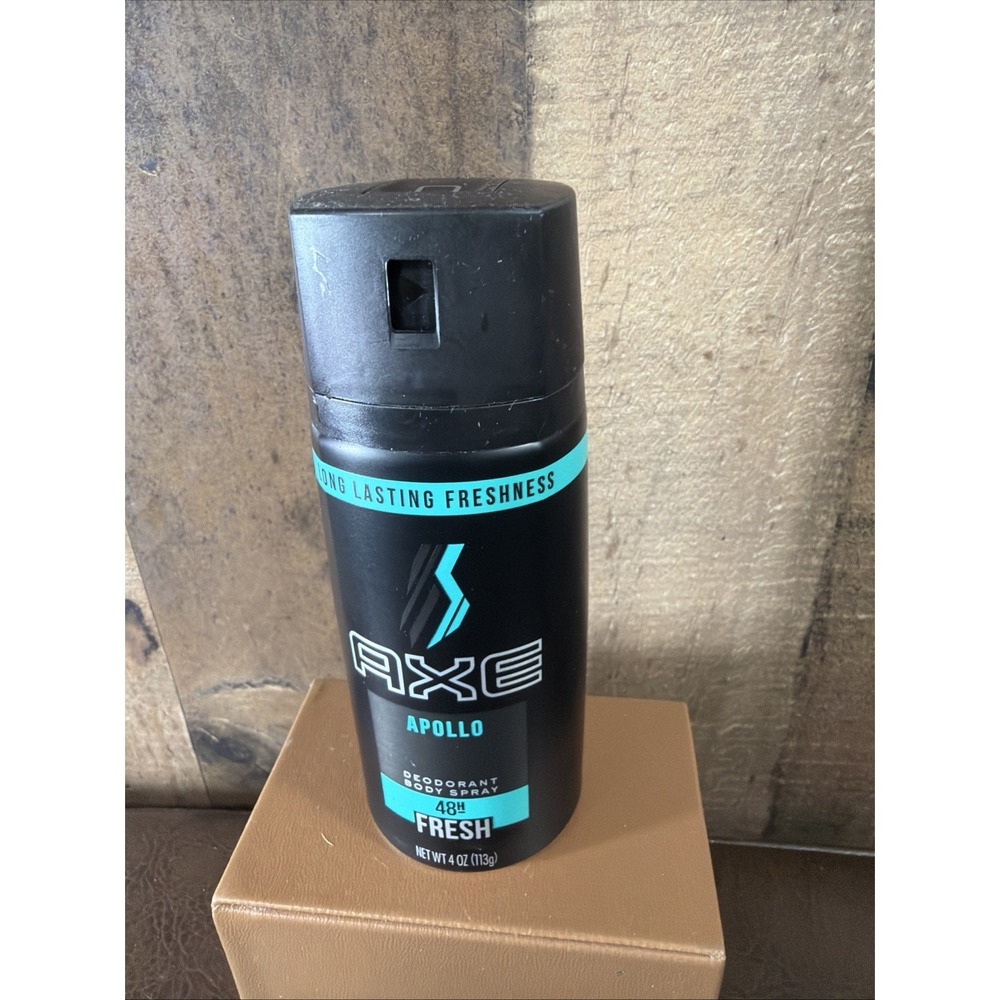 Axe Apollo Body Spray 4 oz Men Deodorant 48H Fresh Sage & Cedarwood Scent New